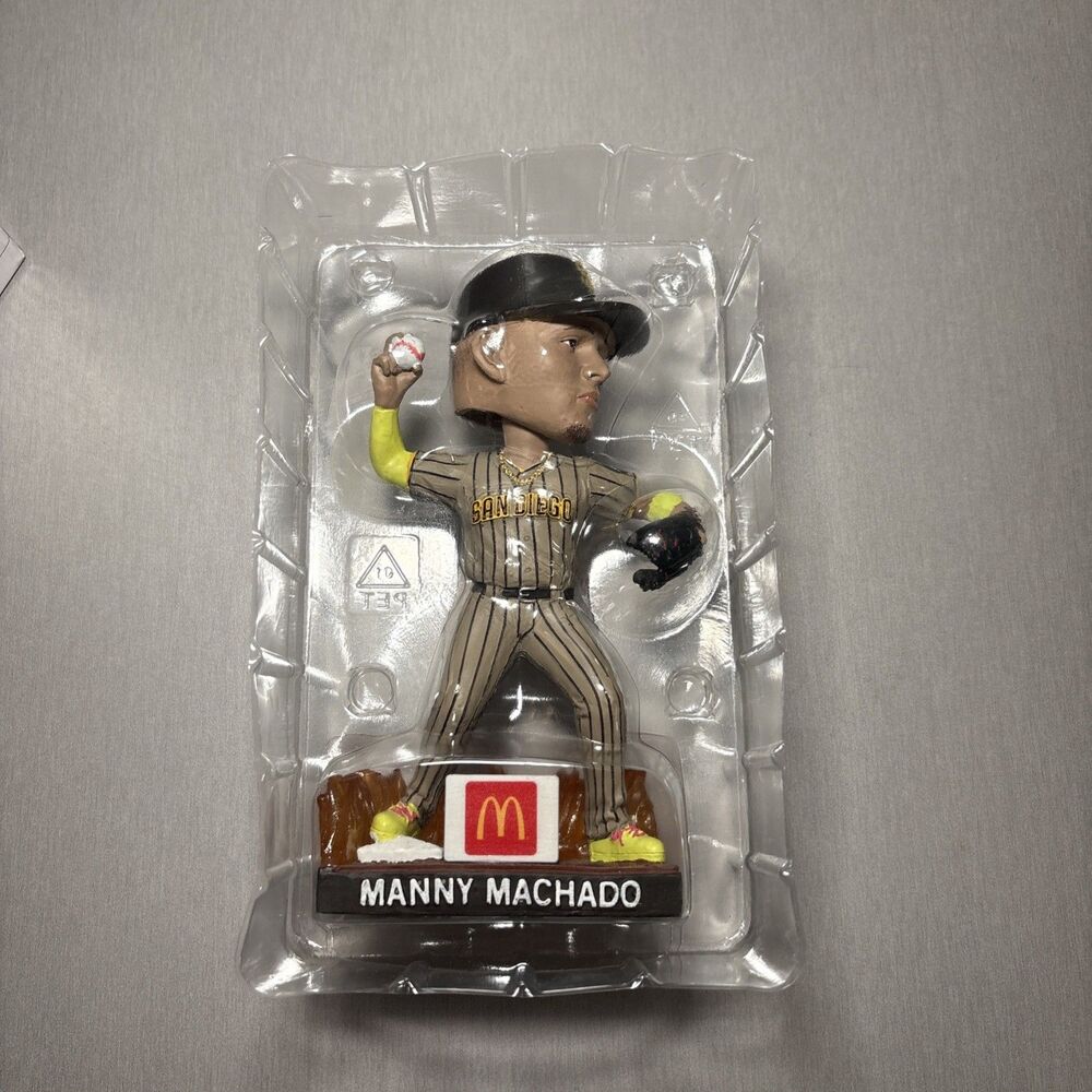Manny Machado Bobblehead 2026 San Diego Padres Hot Corner Giveaway OPEN BOX - Picture 8 of 10
